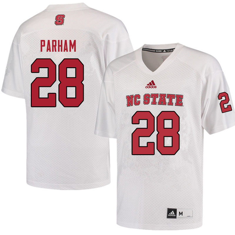 Men #28 Dylan Parham NC State Wolfpack College Football Jerseys Sale-Red